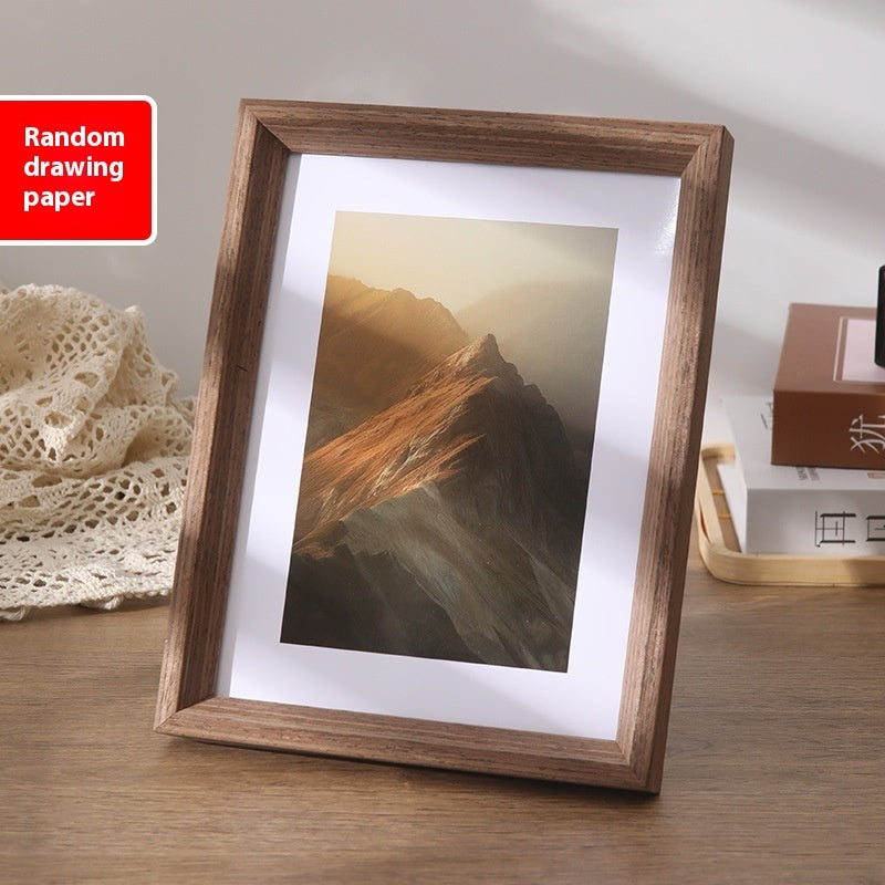 Nordic Style Simple Photo Frame Wooden Table Decoration 6-inch 7-inch 8-inch 10-inch Wall Hanging Photos