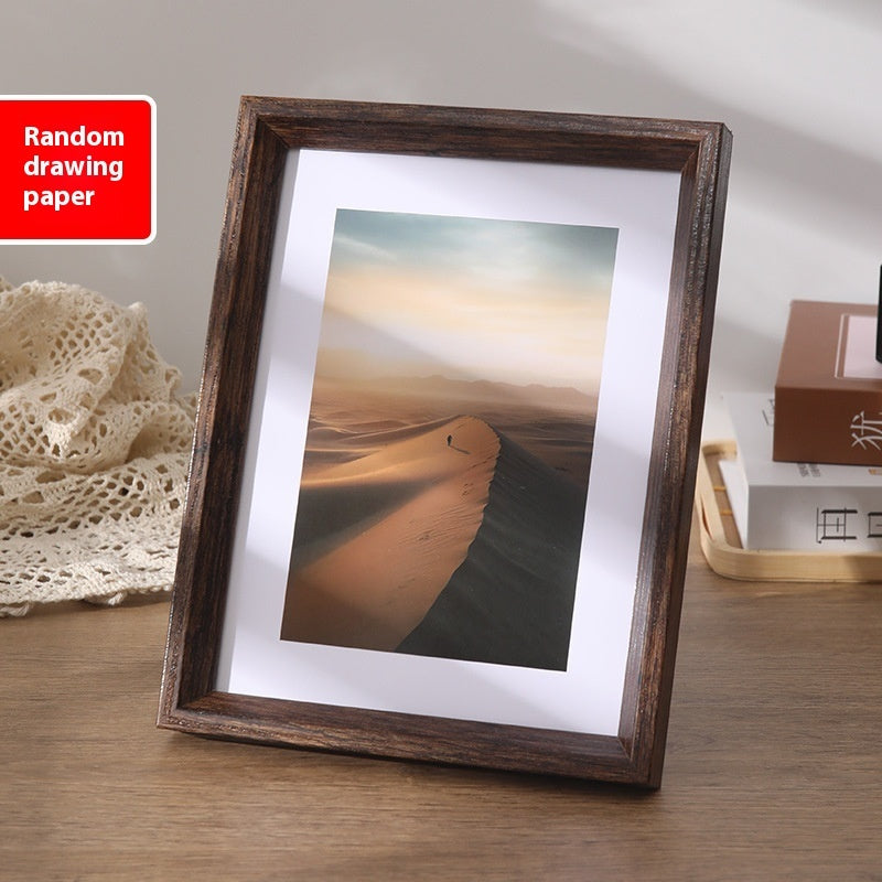 Nordic Style Simple Photo Frame Wooden Table Decoration 6-inch 7-inch 8-inch 10-inch Wall Hanging Photos