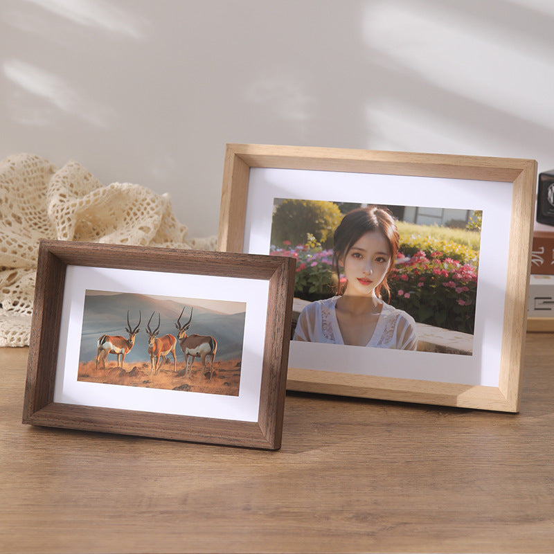 Nordic Style Simple Photo Frame Wooden Table Decoration 6-inch 7-inch 8-inch 10-inch Wall Hanging Photos