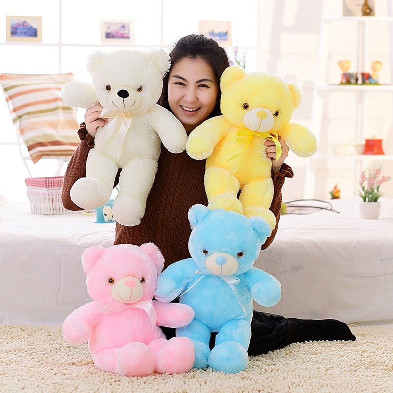 LED Teddy Bear Stuffed Animals Plush Toy