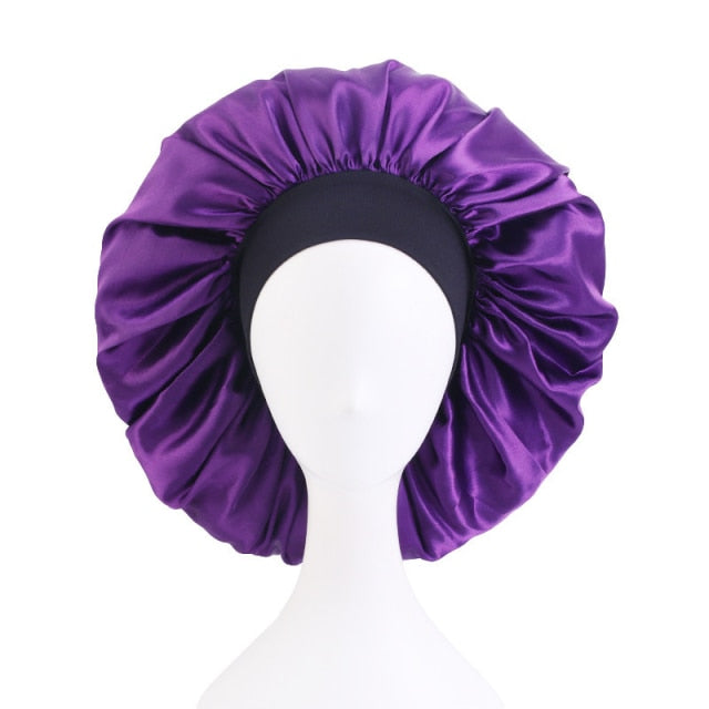 Satin Hair Protection Round Cap