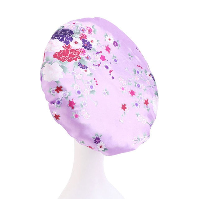 Satin Hair Protection Round Cap