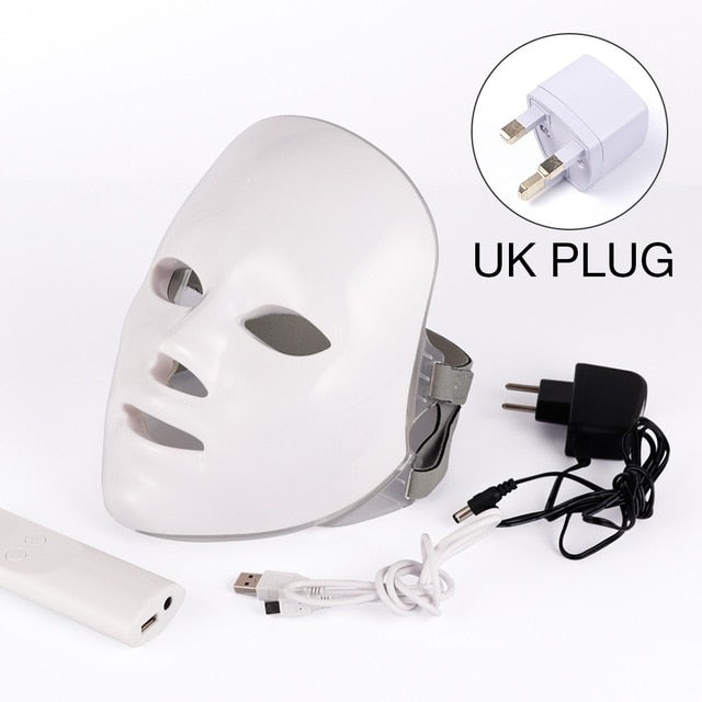 7 Colors LED Facial Mask