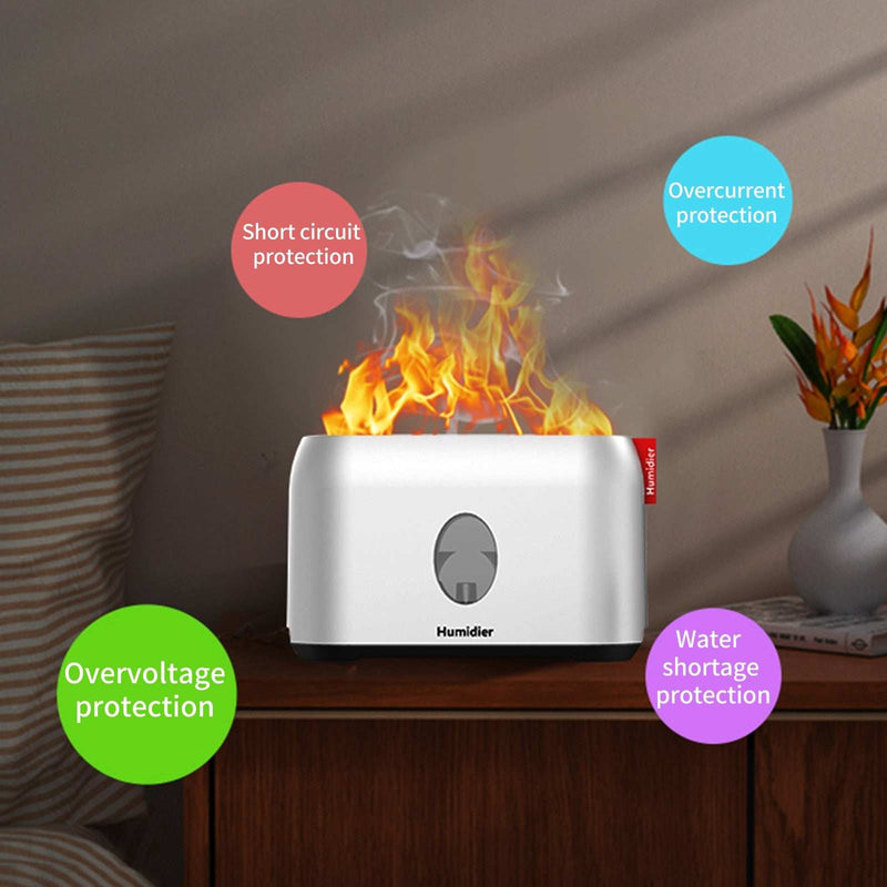 200ml Flame Mist Humidifier - globalishoppers