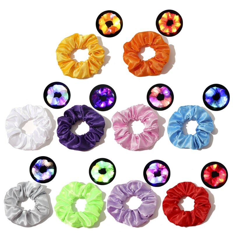 Luminous Hair Scrunchies