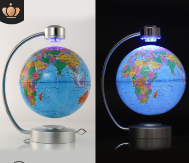 8 inch globe magnetic suspension office decoration