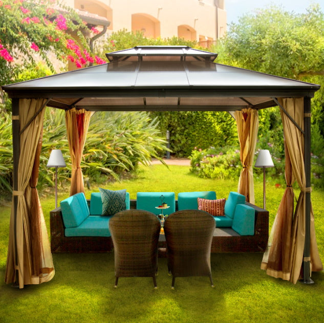 Outdoor Party Net Patio Shade Awning Shelter