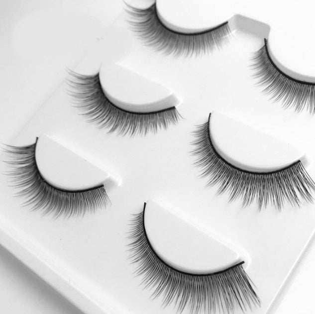 3 Pairs Natural False Eyelashes - globalishoppers