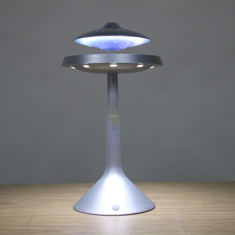 Magnetic Levitating Led Lamp with UFO speaker