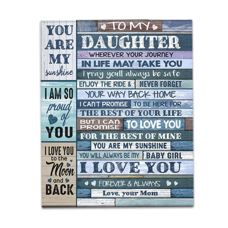 Letters To My Daughter Love Blanket