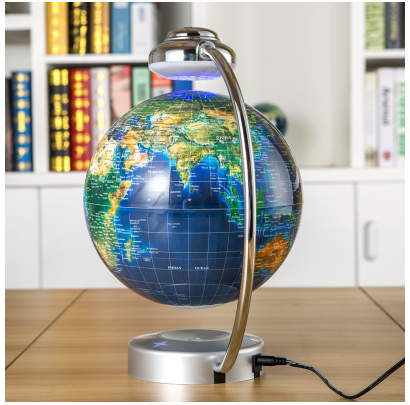 8 inch globe magnetic suspension office decoration