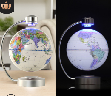 8 inch globe magnetic suspension office decoration