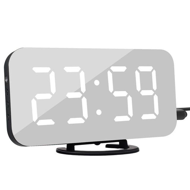 Digital LED Display Alarm Clock