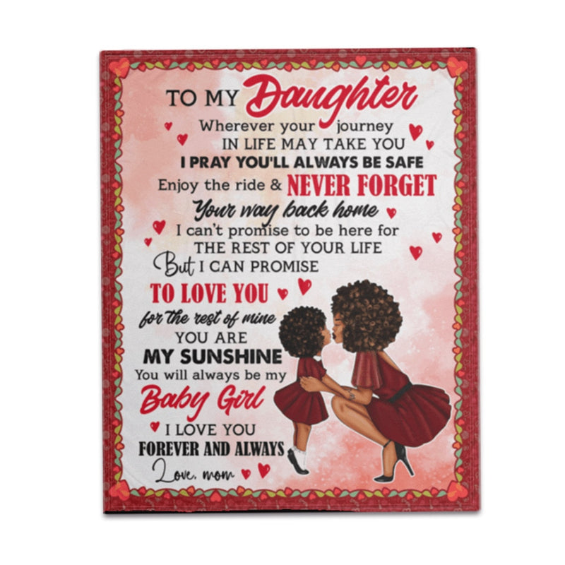 Letters To My Daughter Love Blanket