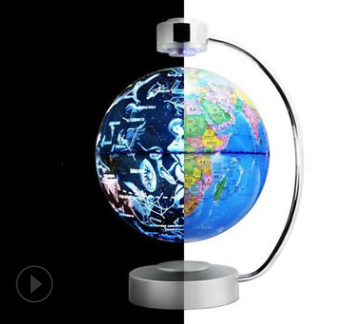 8 inch globe magnetic suspension office decoration