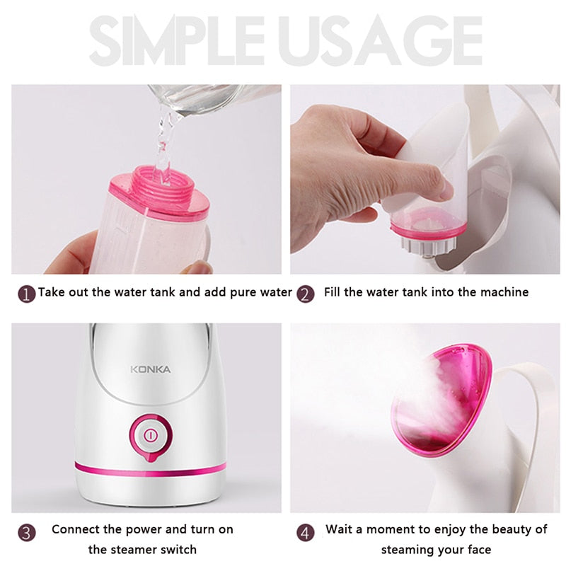 Deep cleaning Facial Steamer