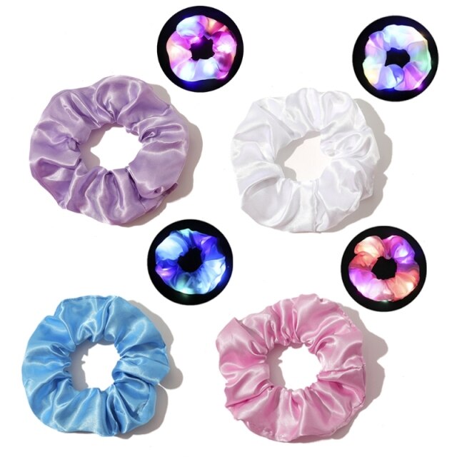 Luminous Hair Scrunchies