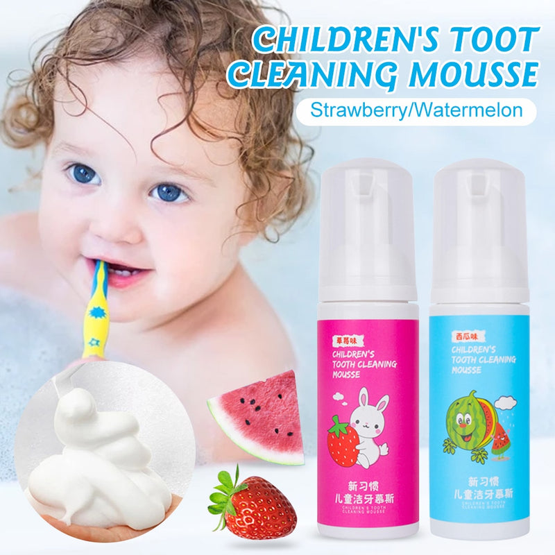 Children Cleaning Mousse Toothpaste