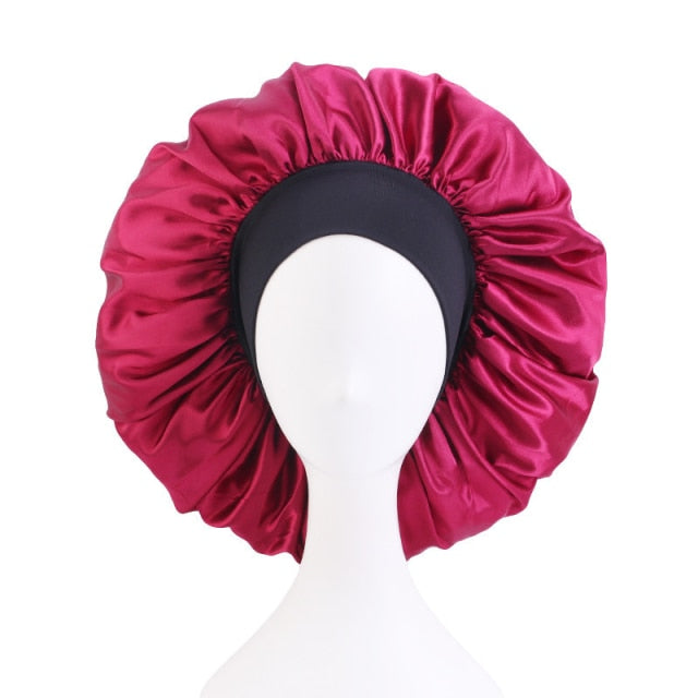 Satin Hair Protection Round Cap