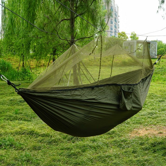 Outdoor Camping Hammock with Mosquito Net