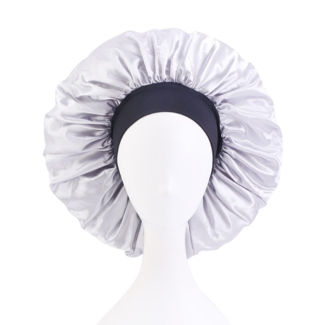 Satin Hair Protection Round Cap