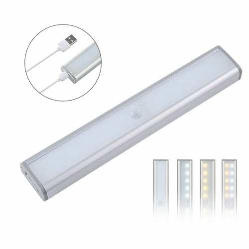 20 Motion LED Lights Rechargeable Battery - globalishoppers