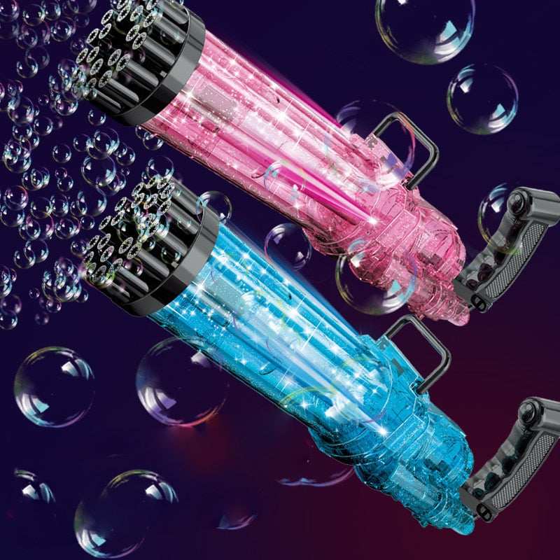 15/21 Holes Large Kids Gatling Bubble Gun Toys - globalishoppers