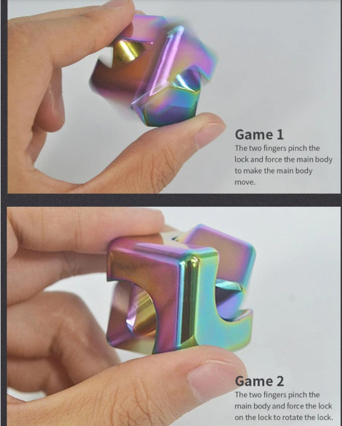 JZH Metal Aluminum Infinity Cube