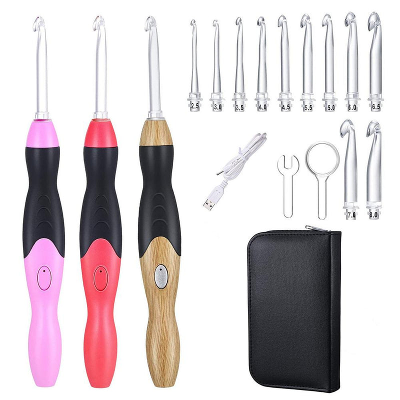 Rubber Handle Crochet Hooks