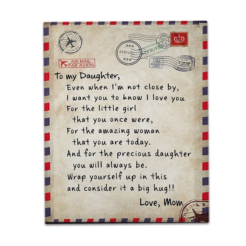 Letters To My Daughter Love Blanket