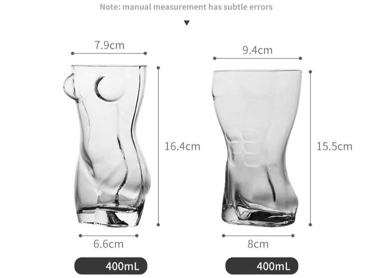 3D Women Sexy Nude Beer Glass - globalishoppers