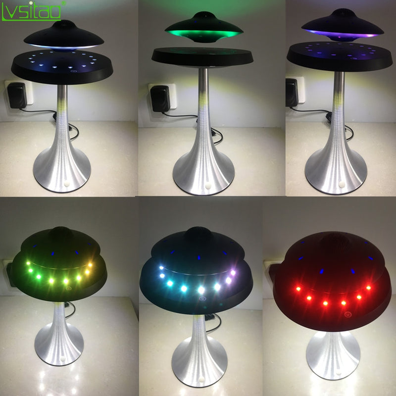 Magnetic Levitating Led Lamp with UFO speaker