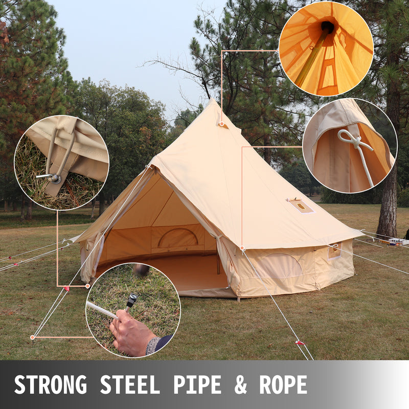 Waterproof Cotton Canvas Bell Tent