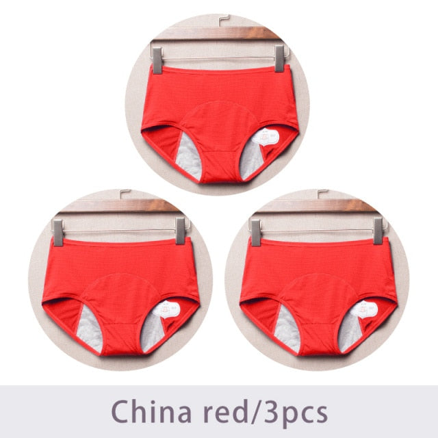 3pcs/Set Leak Proof Menstrual Panties