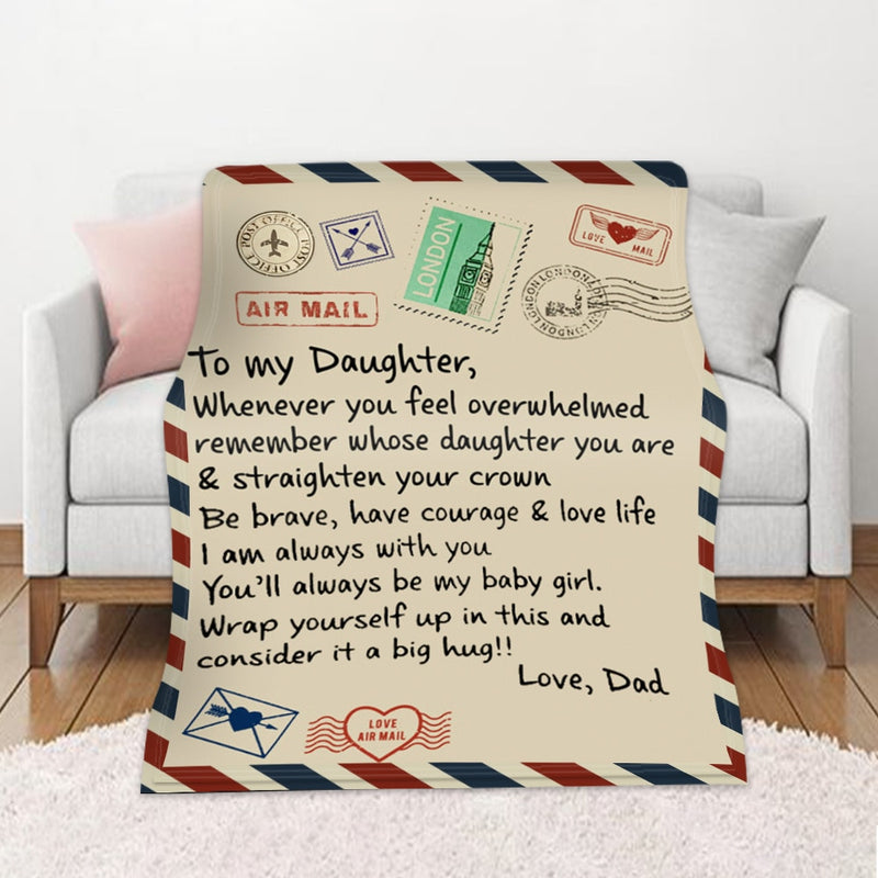 Letters To My Daughter Love Blanket