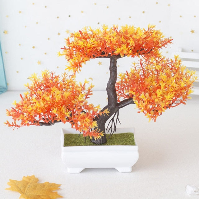 Artificial Bonsai Small Tree For Home Decoration