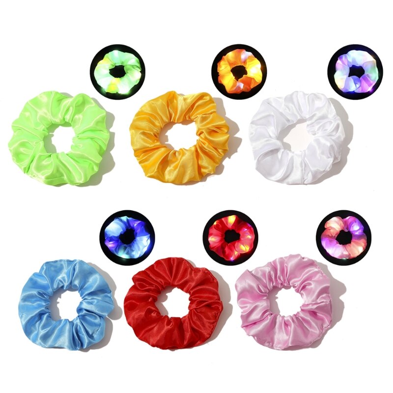 Luminous Hair Scrunchies