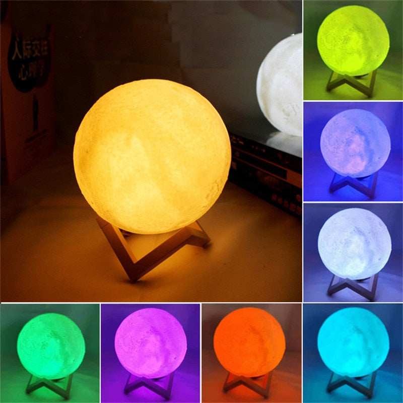 3D LED Moon Lamp - globalishoppers