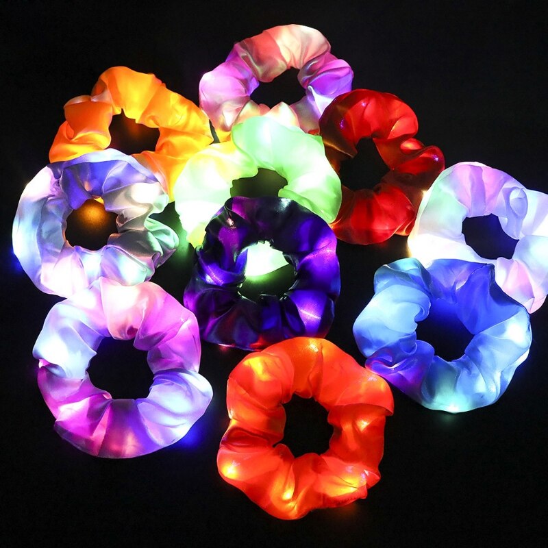 Luminous Hair Scrunchies