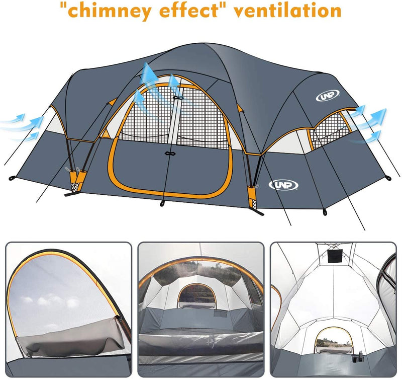 5 Large Mesh Windows Tent