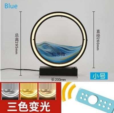 3D Circle Retro Table Lamp - globalishoppers