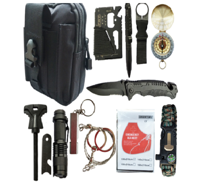 Multifunctional Outdoor Survival First Aid Kit