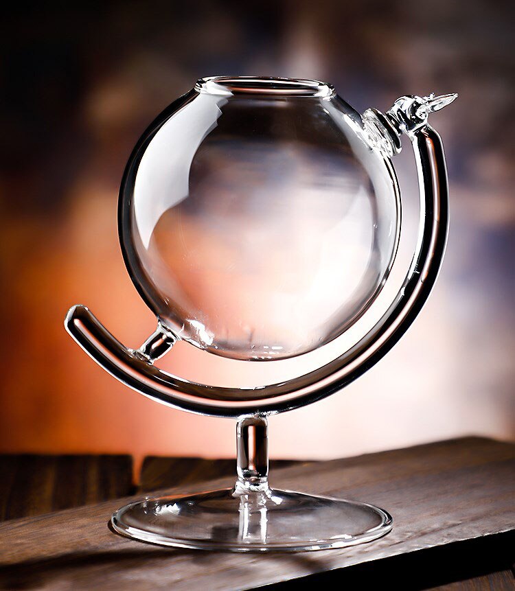 Creative Globe Design Cocktail Glass