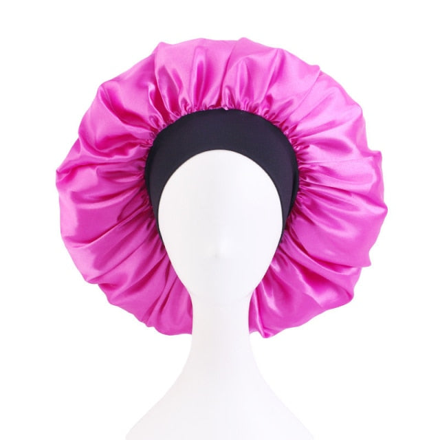 Satin Hair Protection Round Cap