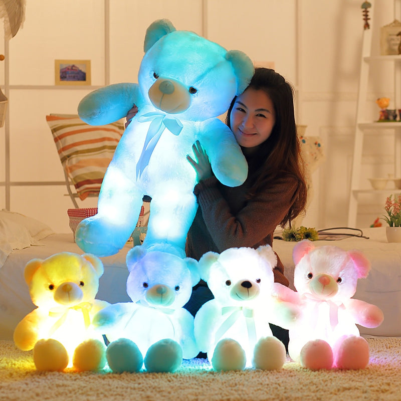 LED Teddy Bear Stuffed Animals Plush Toy