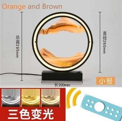 3D Circle Retro Table Lamp - globalishoppers