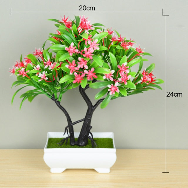 Artificial Bonsai Small Tree For Home Decoration