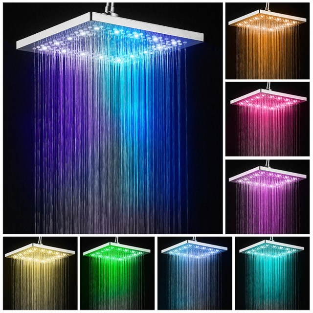 LED Temperature Control Shower Head