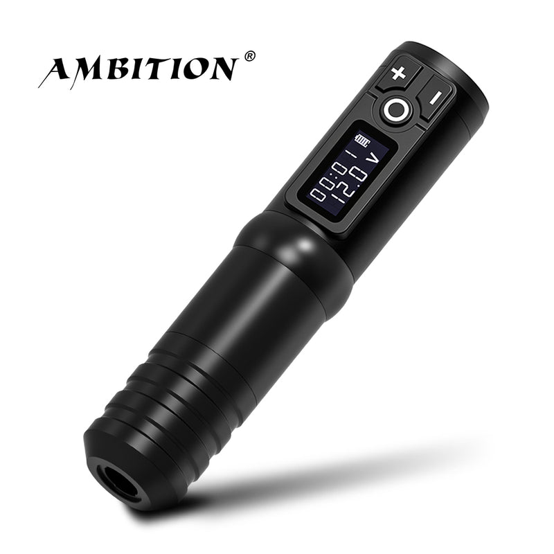 Ambition Flash wireless Tattoo pen machine 1650mAh Lithium Battery