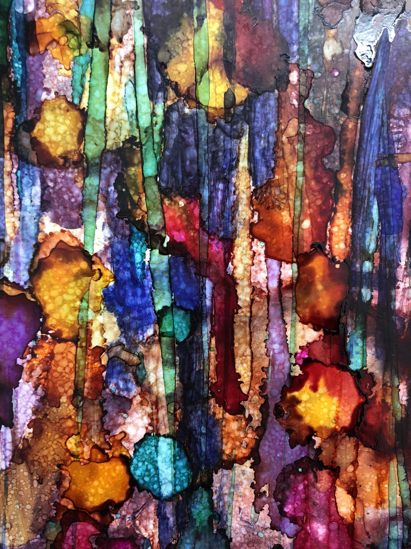 Abstract Forest Wall Art